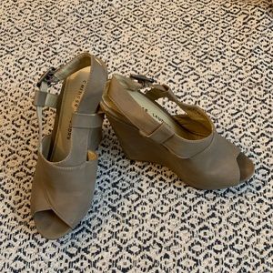 Chinese Laundry Grey Wedges MAKE ME AN OFFER